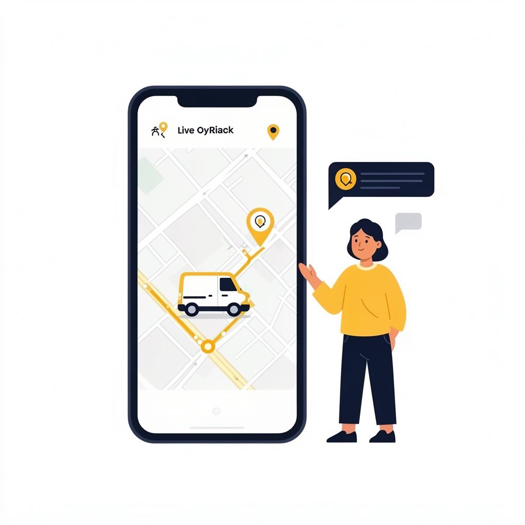 Voom mobile route tracking experience